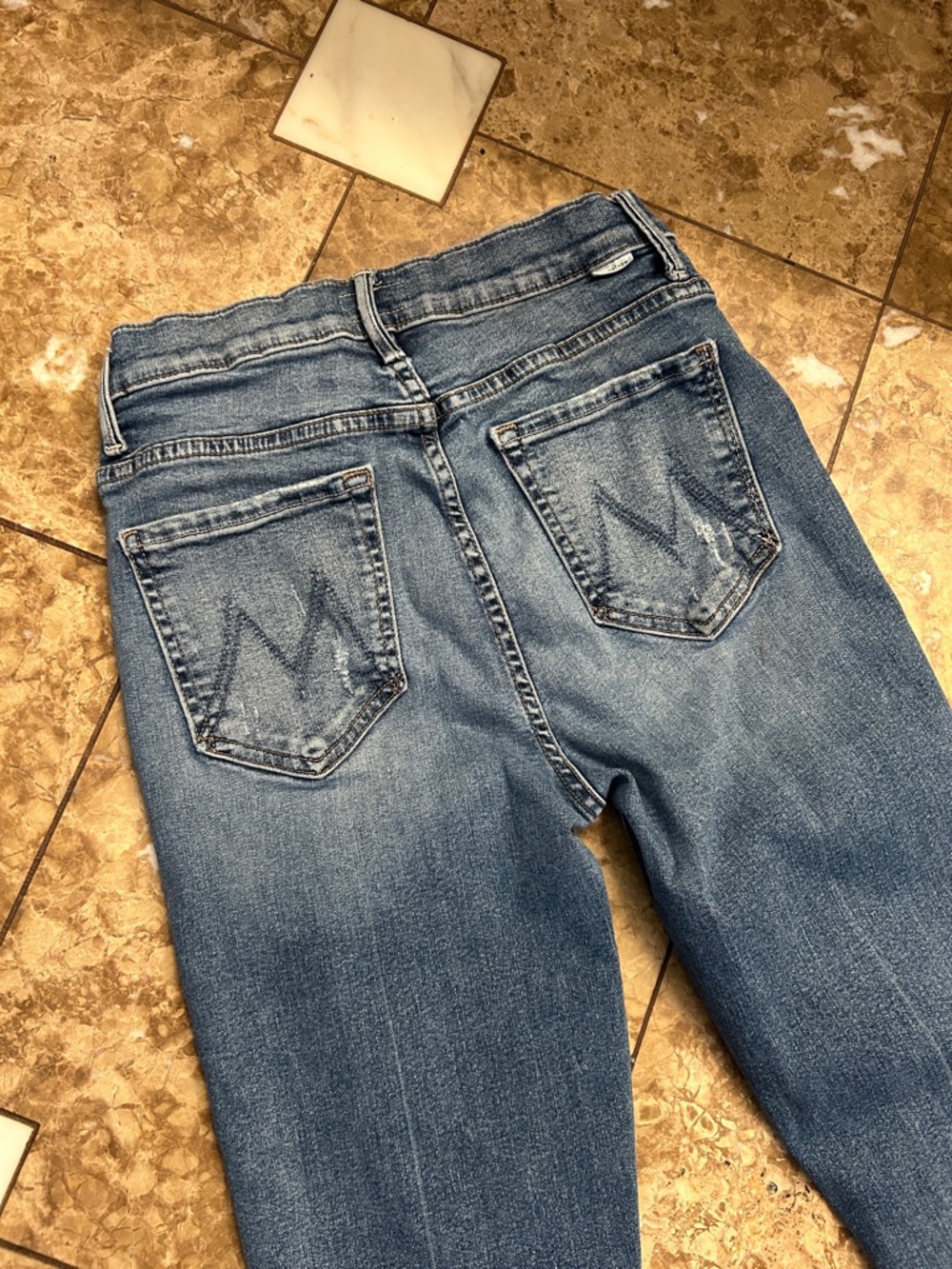 MOTHER DENIM THE SUPER CRUISER GOING IN CIRCLES sz 27 - Picture 3 of 10